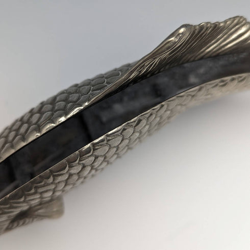 英国ヴィンテージ ピューター製 魚 フィギュリン ペア